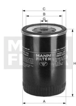 Palivový filter MANN FILTER WDK 1170