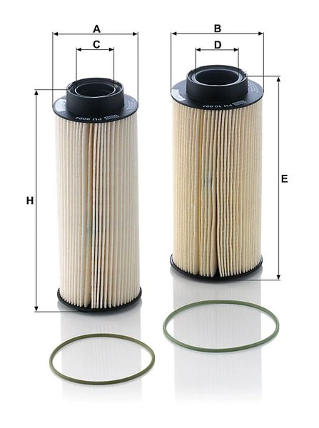 Palivový filter MANN FILTER PU 10 003-2 x