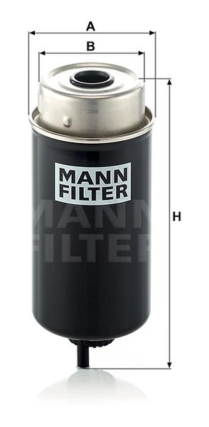 Palivový filter MANN FILTER WK 8172