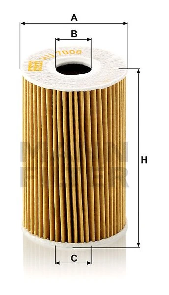 Olejový filter MANN FILTER HU 7008 z