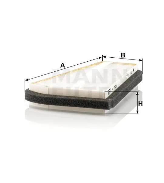 Kabínový filter MANN FILTER CU 17 003