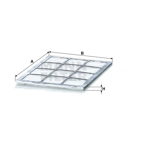Kabínový filter MANN FILTER CU 2504