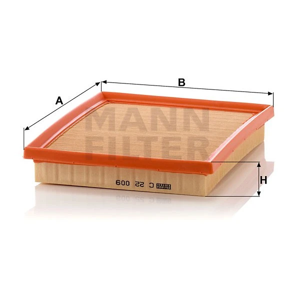 Vzduchový filter MANN FILTER C 22 009