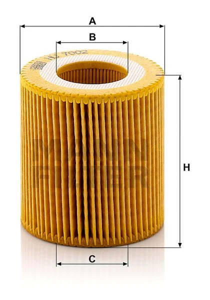 Olejový filter MANN FILTER HU 7002 z