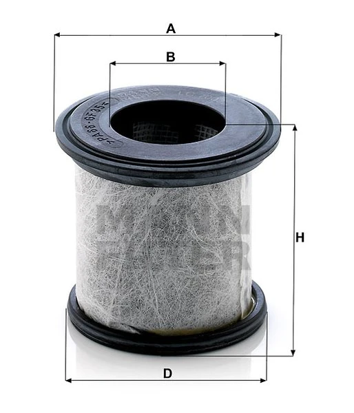 Filter odvzdušňovania MANN FILTER LC 7002