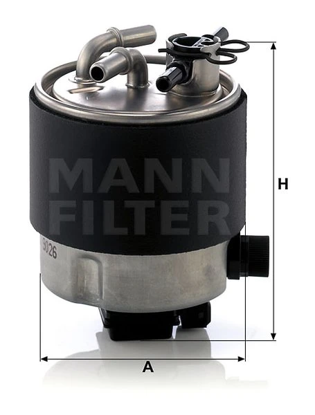 Palivový filter MANN FILTER WK 9026