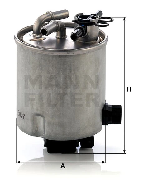 Palivový filter MANN FILTER WK 9027