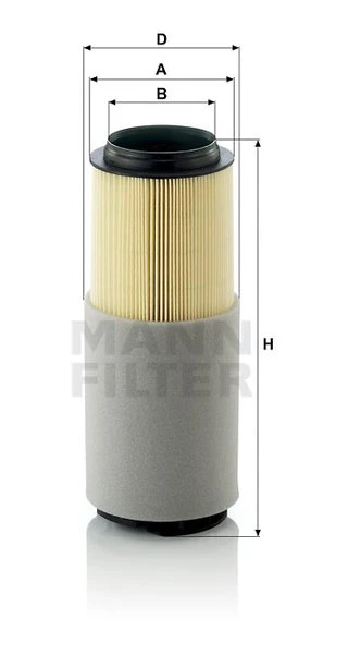 Vzduchový filter MANN FILTER C 12 003