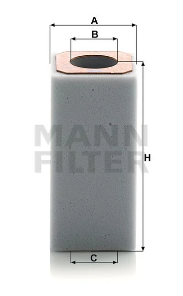 Vzduchový filter MANN FILTER C 6003