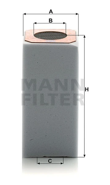 Vzduchový filter MANN FILTER C 8004/1
