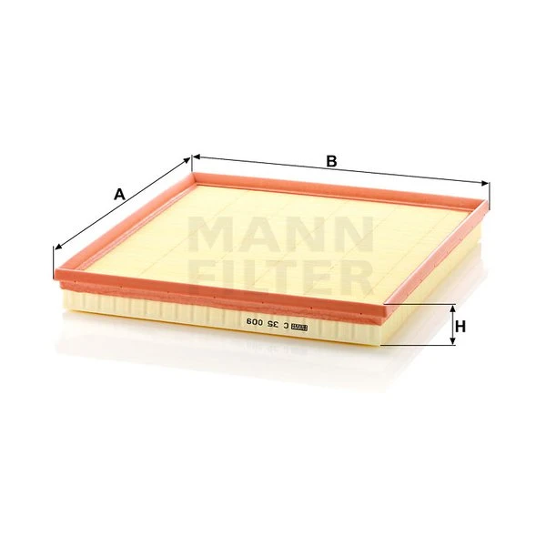 Vzduchový filter MANN FILTER C 35 009