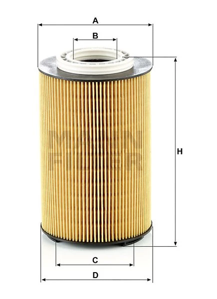 Olejový filter MANN FILTER HU 1291/1 z