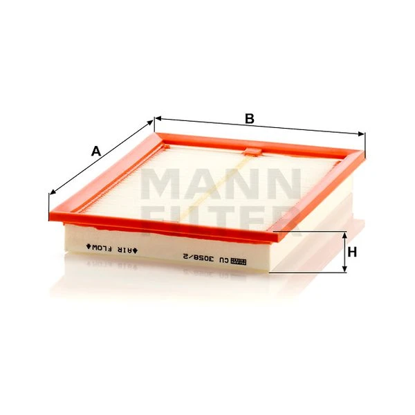 Kabínový filter MANN FILTER CU 3058/2