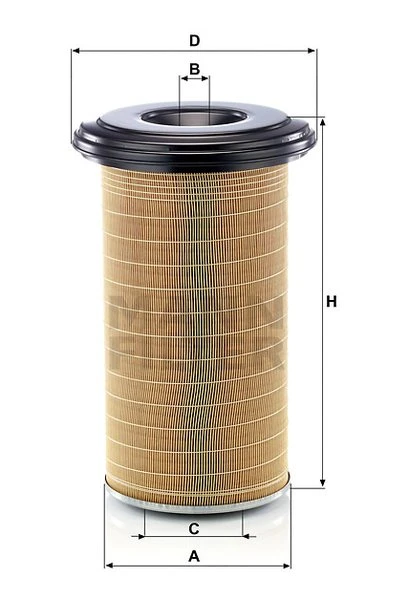 Vzduchový filter MANN FILTER C 24 650/7