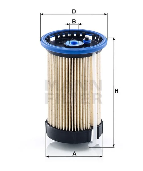 Palivový filter MANN FILTER PU 8015