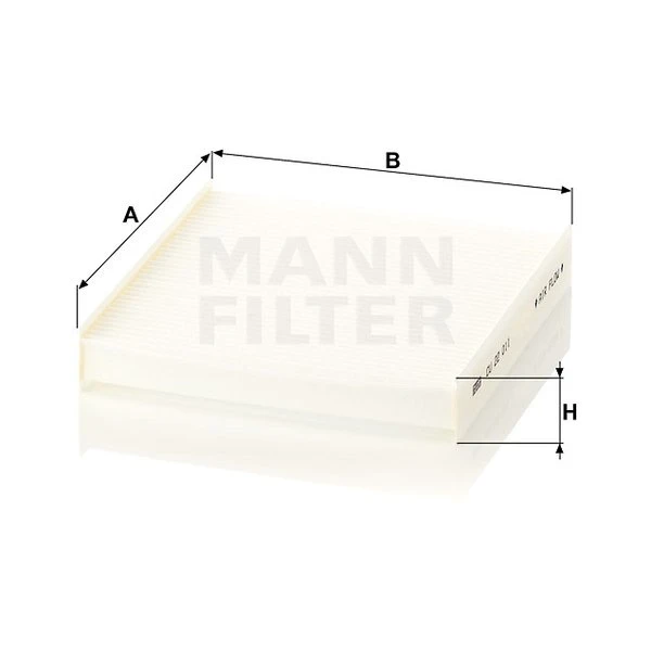 Kabínový filter MANN FILTER CU 22 011