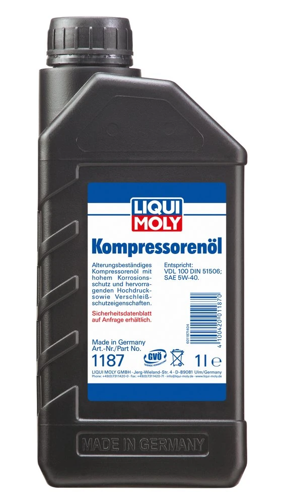 LIQUI MOLY kompresorový olej 5W-40 - 1l