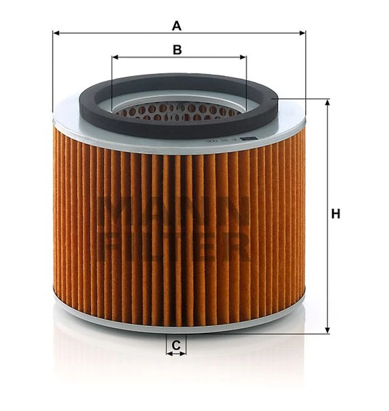 Vzduchový filter MANN FILTER C 18 006