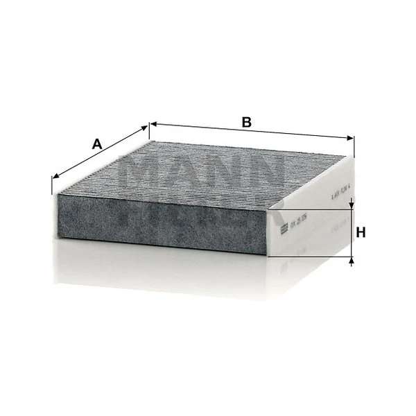 Kabínový filter MANN FILTER CUK 25 006