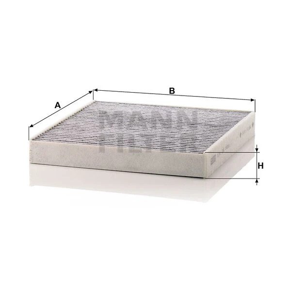 Kabínový filter MANN FILTER CUK 26 009