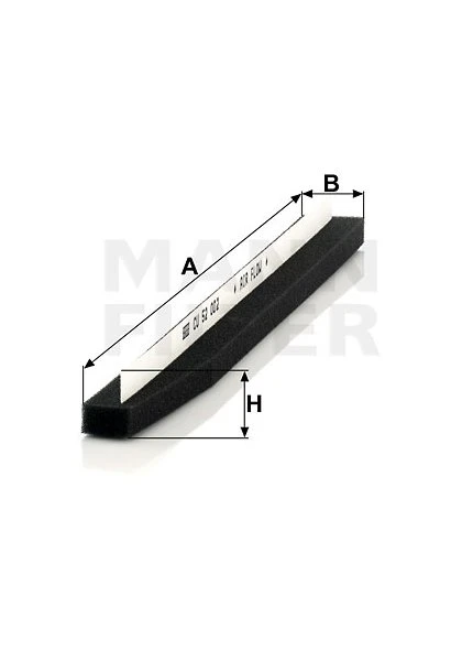 Kabínový filter MANN FILTER CU 52 002