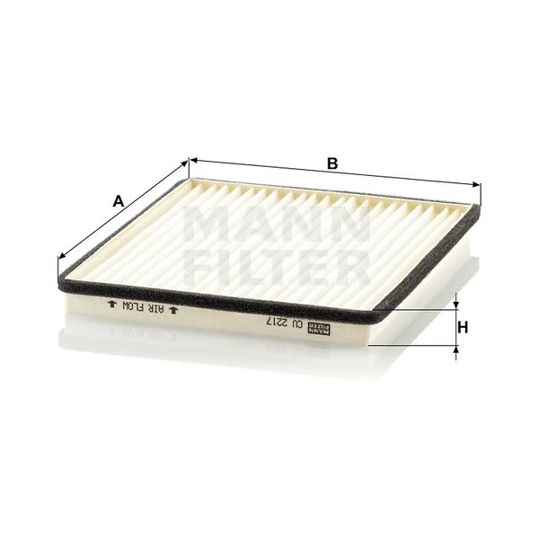 Kabínový filter MANN FILTER CU 2217-2