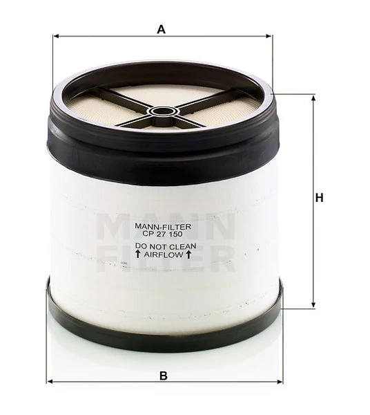 Vzduchový filter MANN FILTER CP 27 150