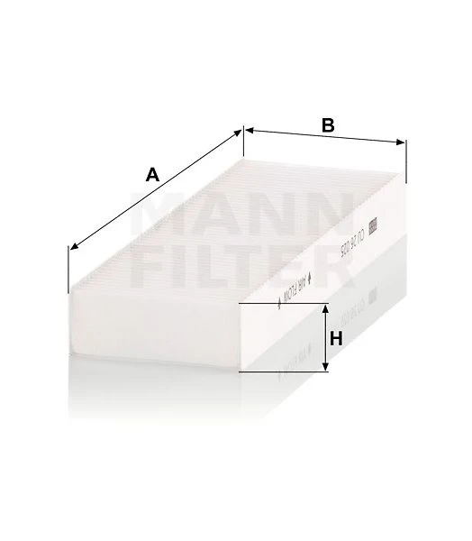 Kabínový filter MANN FILTER CU 26 025-2