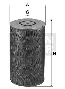 EDM filter MANN FILTER H 31 1680/14 KIT