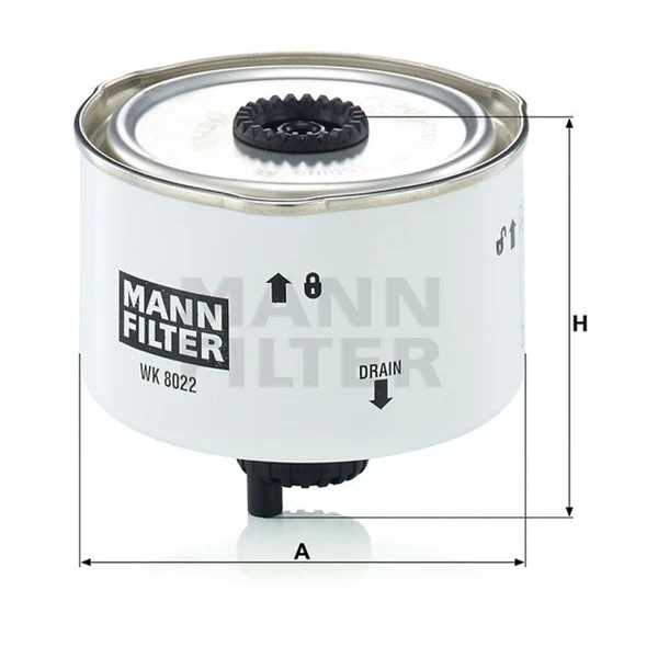 Palivový filter MANN FILTER WK 8022 x