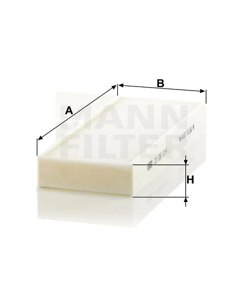 Kabínový filter MANN FILTER CU 26 014-2