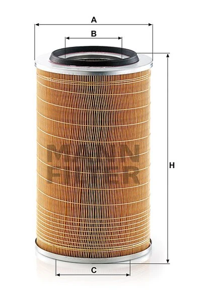 Vzduchový filter MANN FILTER C 23 440/4