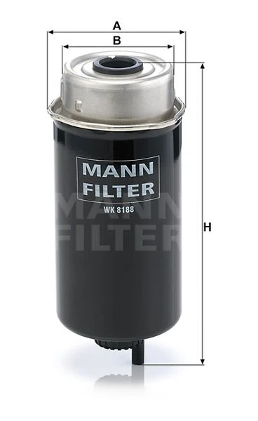 Palivový filter MANN FILTER WK 8188