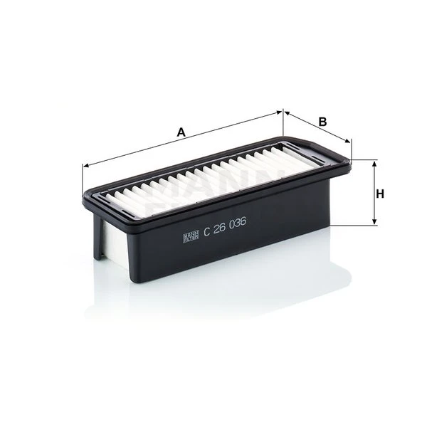 Vzduchový filter MANN FILTER C 26 036