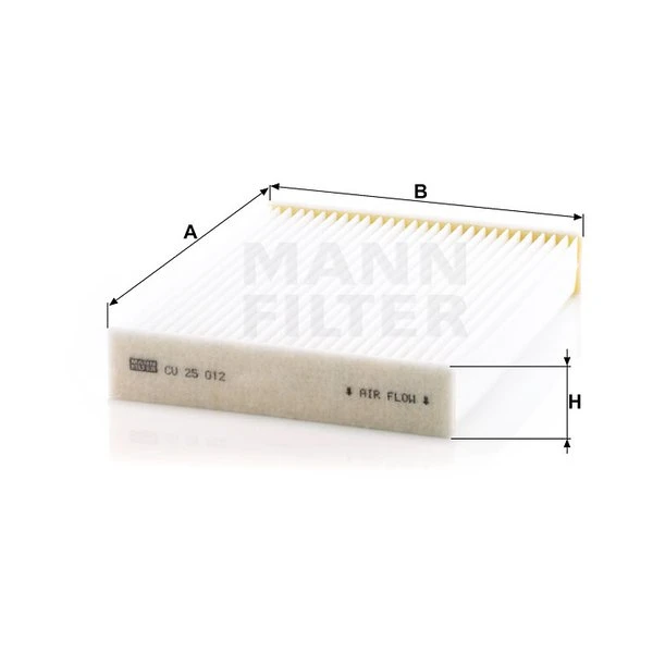 Kabínový filter MANN FILTER CU 25 012