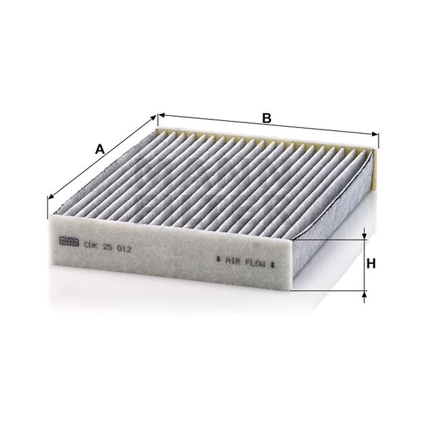 Kabínový filter MANN FILTER CUK 25 012