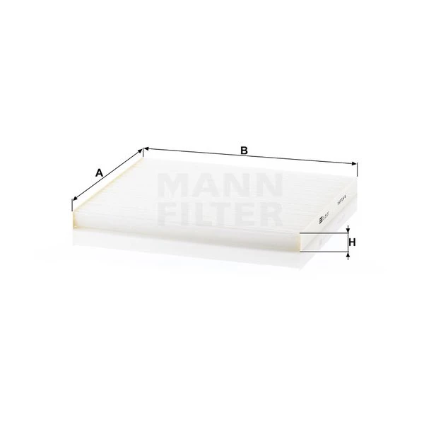 Kabínový filter MANN FILTER CU 26 017