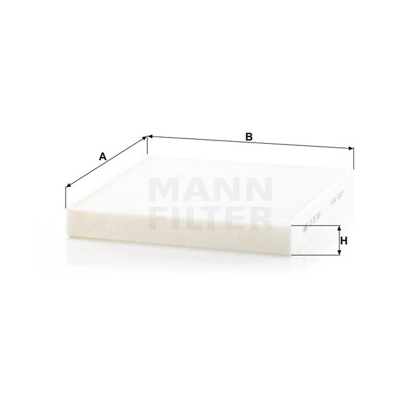 Kabínový filter MANN FILTER CU 26 009