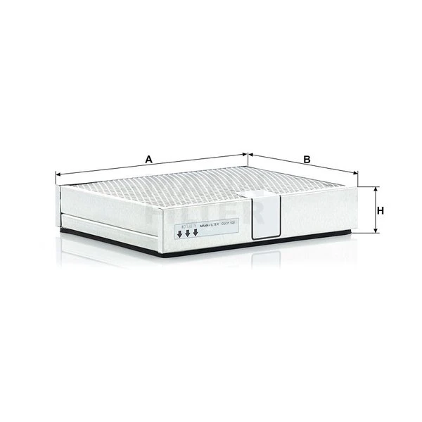 Kabínový filter MANN FILTER CU 31 100