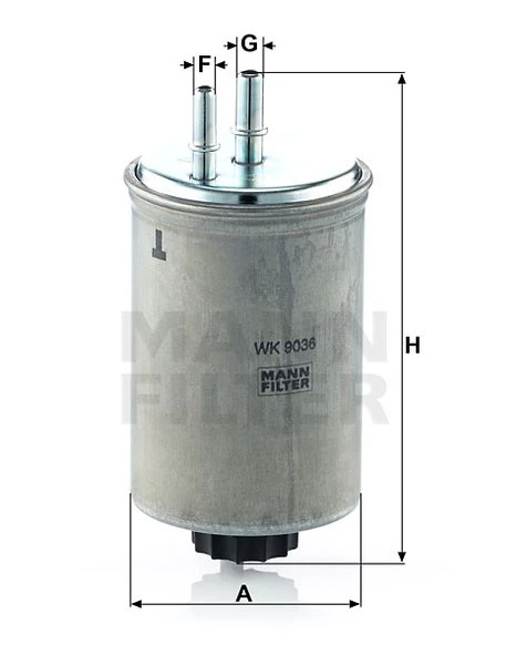 Palivový filter MANN FILTER WK 9036