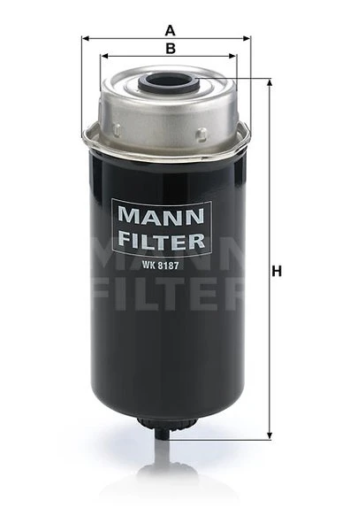 Palivový filter MANN FILTER WK 8187