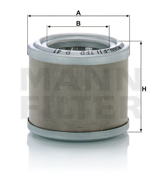 Palivový filter MANN FILTER P 41