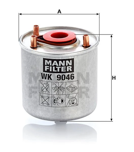 Palivový filter MANN FILTER WK 9046