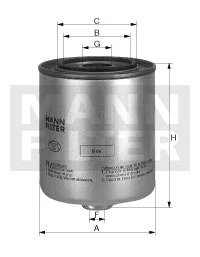 Palivový filter MANN FILTER WK 9048 x