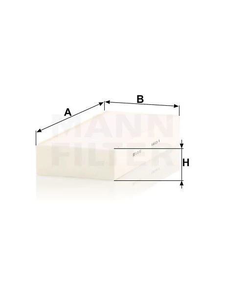 Kabínový filter MANN FILTER CU 32 003