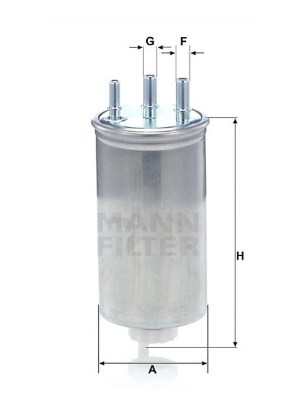 Palivový filter MANN FILTER WK 8039