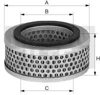 Vzduchový filter MANN FILTER C 33 009