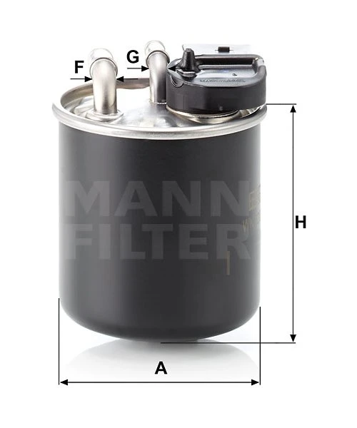 Palivový filter MANN FILTER WK 820/16