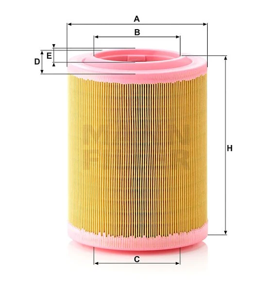 Vzduchový filter MANN FILTER C 18 003