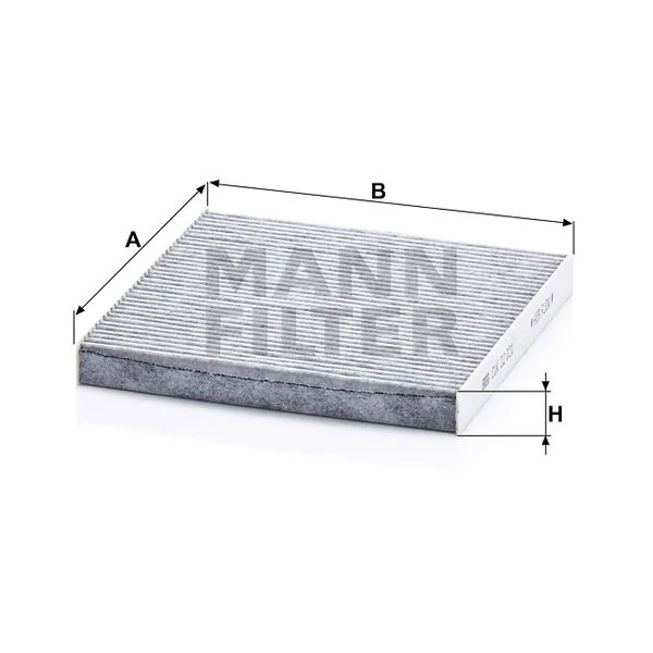 Kabínový filter MANN FILTER CUK 22 021